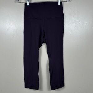 Lululemon Align Crop 19" Leggings Boysenberry Purple Size 6
